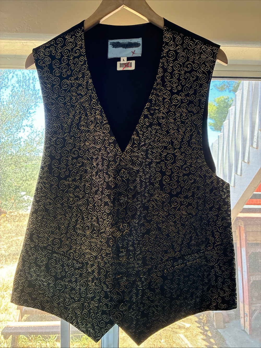 Disneyland Resort cast member Vest talent Gold
